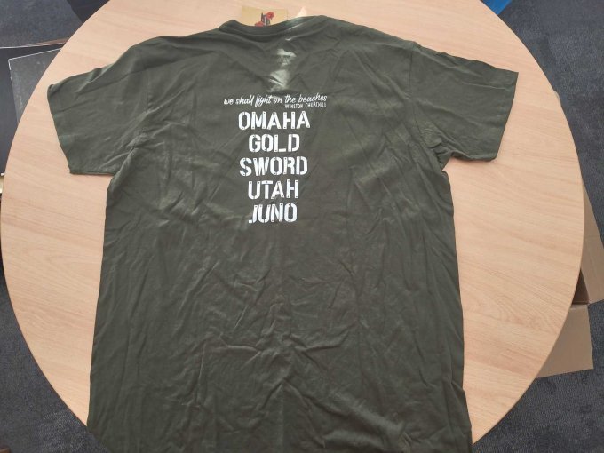 1 T-Shirt, Marke B&C, Größe XXL, grün mit Print – foto 2 – kavel bij Zoll-Auktion, Isernhagen