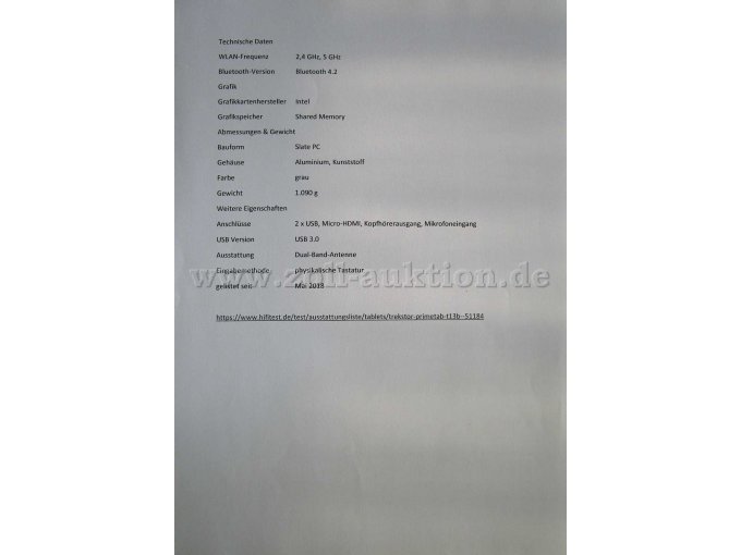 Spezifikation Seite 2