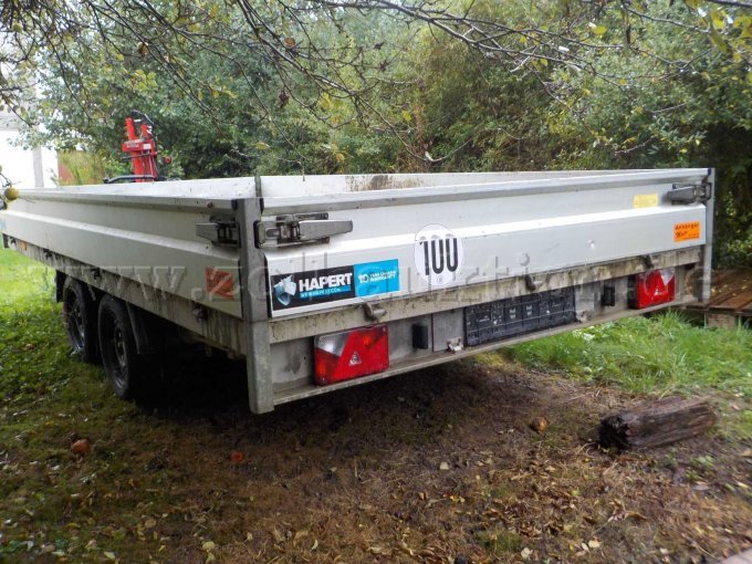 Heck- und Seitenansicht Anhänger