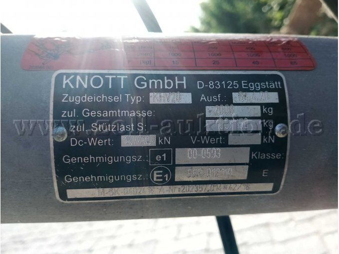 1 Auwärter tandem-kiepaanhanger, Paul, met Knott-dissel – foto 9 – kavel bij Zoll-Auktion, Wolfhagen