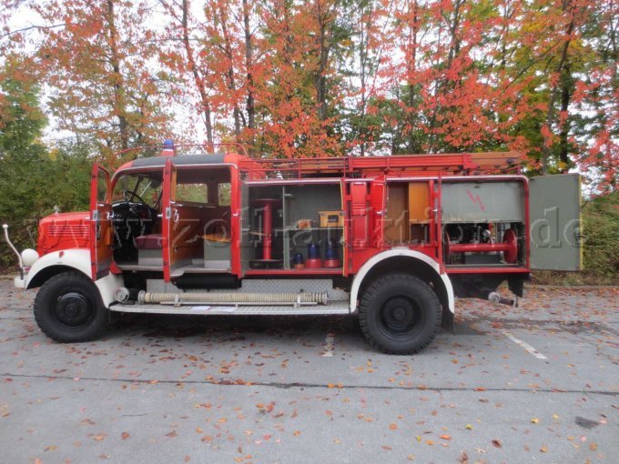 TLF 15 Fahrerseite Türen und Klappen offen