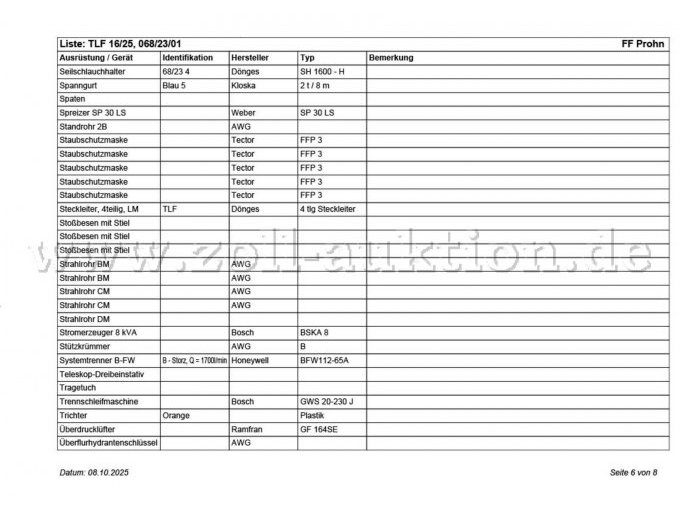 Beladeliste 6. Seite