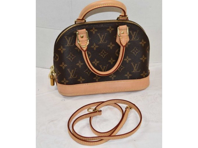 1 Tasche „Louis Vuitton“ Alma BB Monogram Canvas