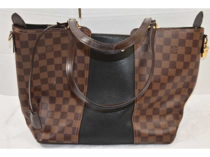 1 Tasche „Louis Vuitton“ Jersey Tote Bag Damier Ebene 1 Tasche „Louis Vuitton“ Jersey Tote Bag Damier Ebene