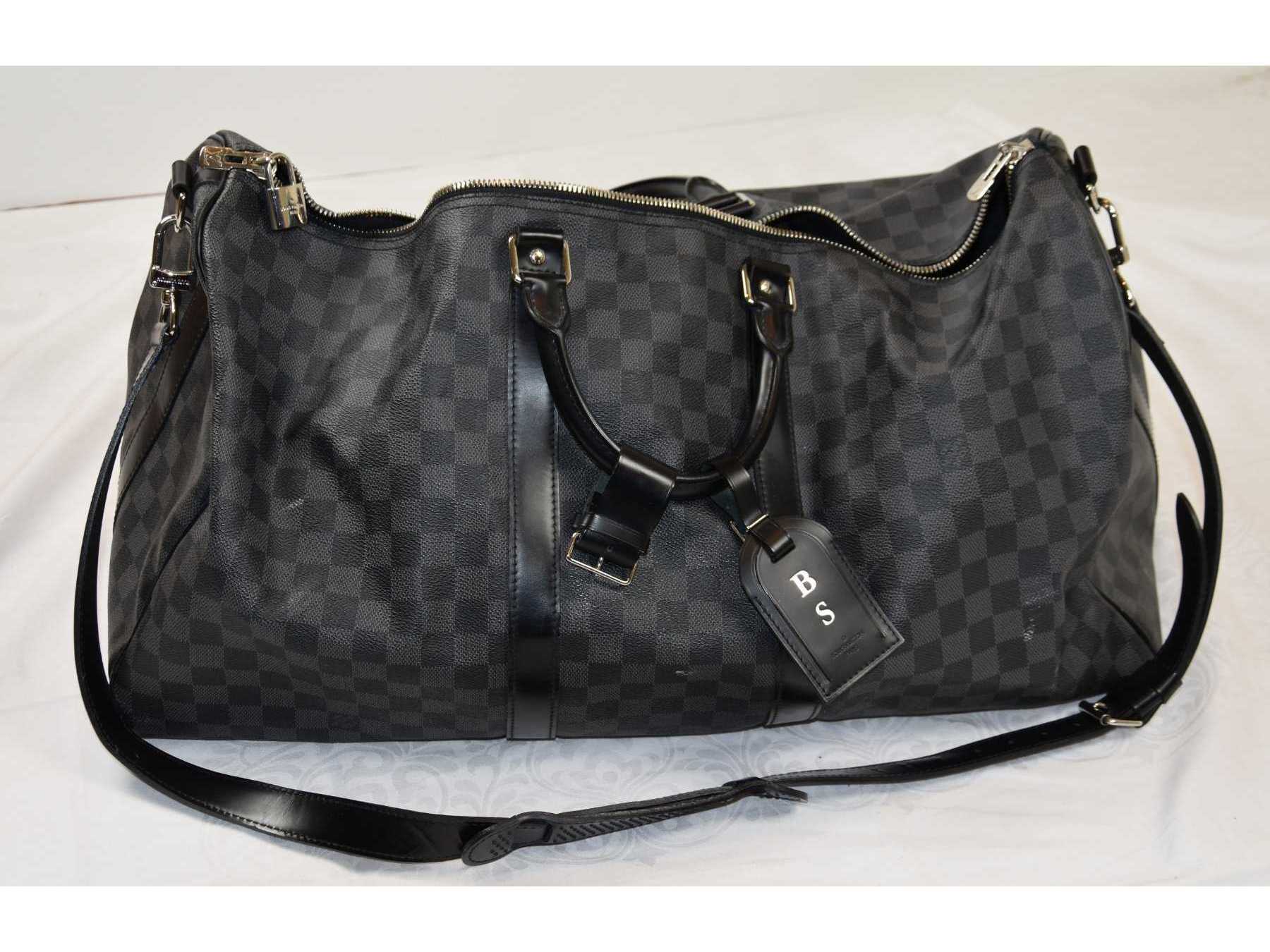 1 Tasche „Louis Vuitton“ Keepall 55 Damier Graphite
