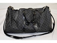 1 Tasche „Louis Vuitton“ Keepall 55 Damier Graphite