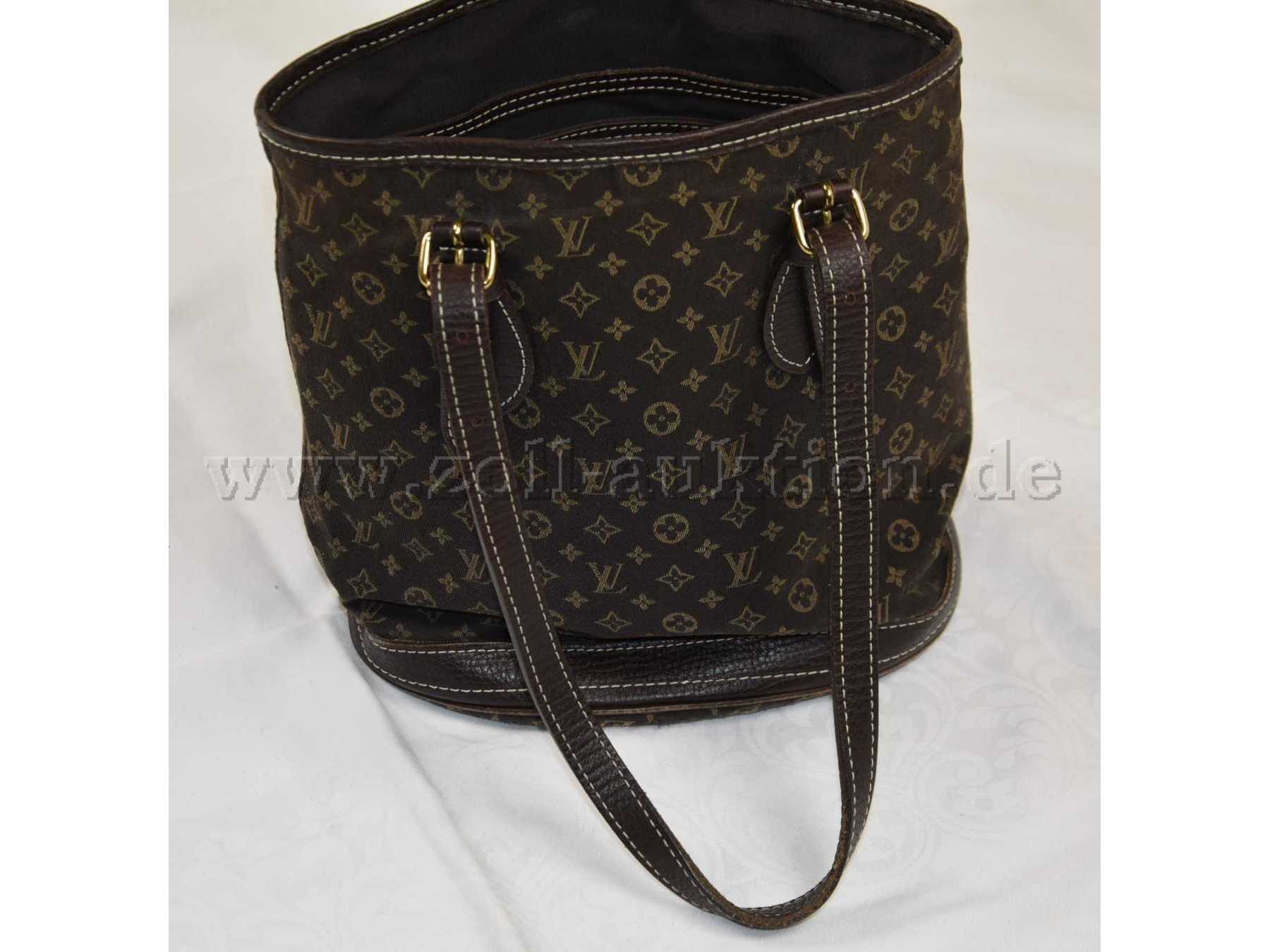 1 Tasche „Louis Vuitton" Modell: Mini Lin Marais Bucket - Seitenansicht