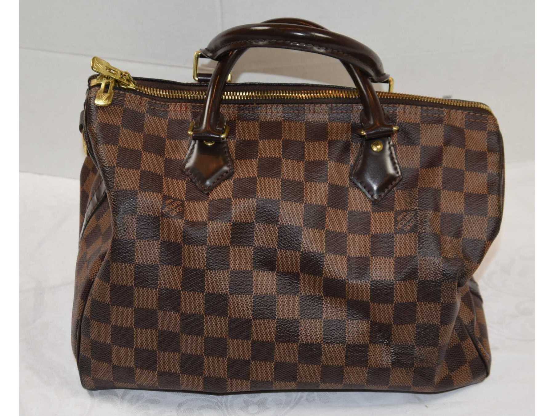 1 Tasche „Louis Vuitton“ Speddy 30 Damier Ebene