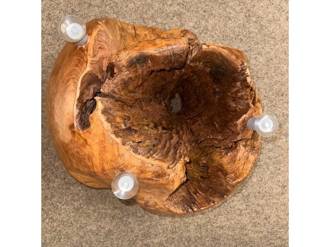 1 teakwortel - bolvormige tafel met glazen blad (tweedehands) – foto 13 – kavel bij Zoll-Auktion, Löbau