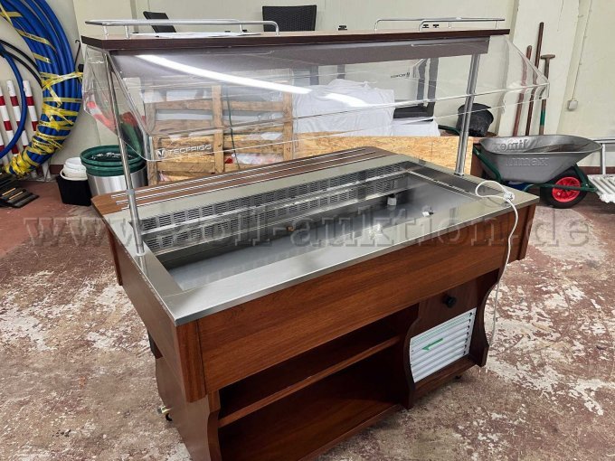 1 Tecfrigo ISOLA 4 M – gekühlte Buffet-/Salatbar mit Glasaufsatz, Baujahr 2014 – foto 2 – kavel bij Zoll-Auktion, Zeuthen