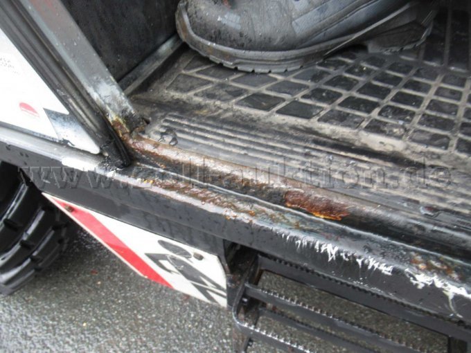 Kabinenboden Rostbefall