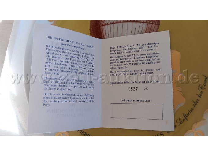 Die ersten Menschen am Himmel - Teller gelb - 0527