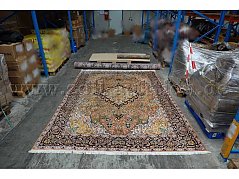 Handgeknüpfter Orientteppich aus Indien, 327 cm x 247 cm