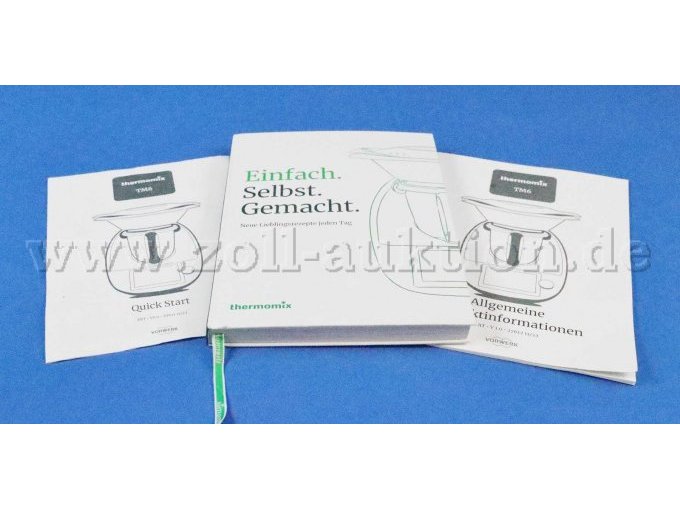 Ansicht Bedienungsanleitung und Kochbuch