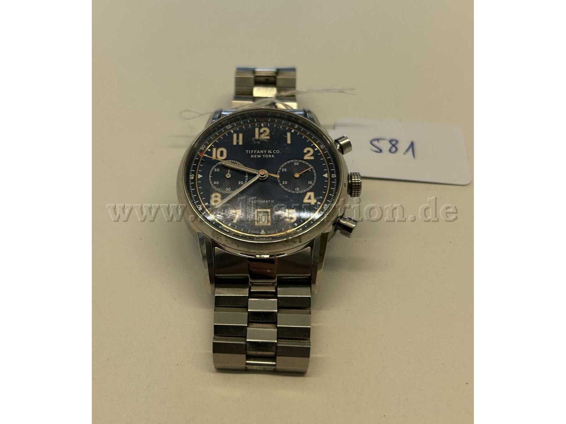 HAUTiffany&Co Autom. Chronogr. 171140673 Stahl/Stahlb