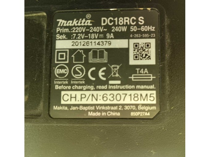 Makita Ladegerät mit CE-kennzeichnung