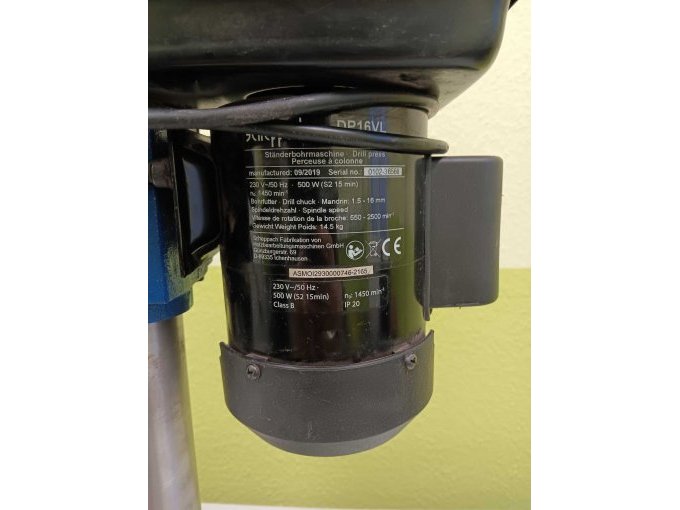 Scheppach Tischbohrmaschine + CE-Kennzeichnung