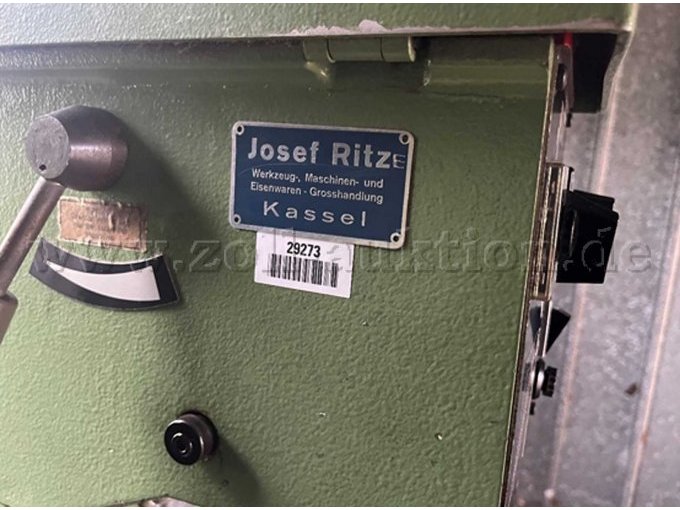 Tischbohrmaschine_Schild Josef Ritz