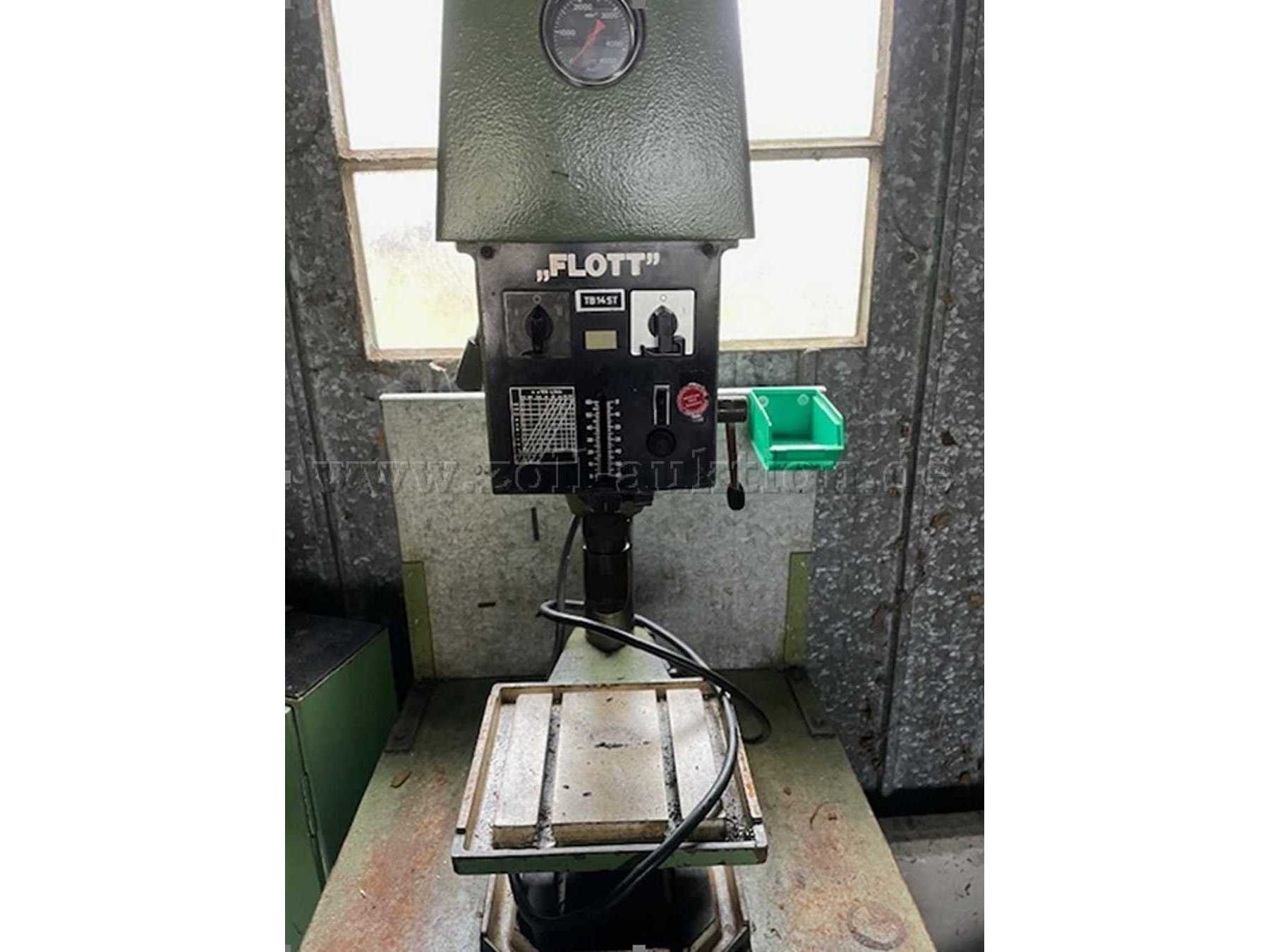 Tischbohrmaschine Flott_Frontansicht