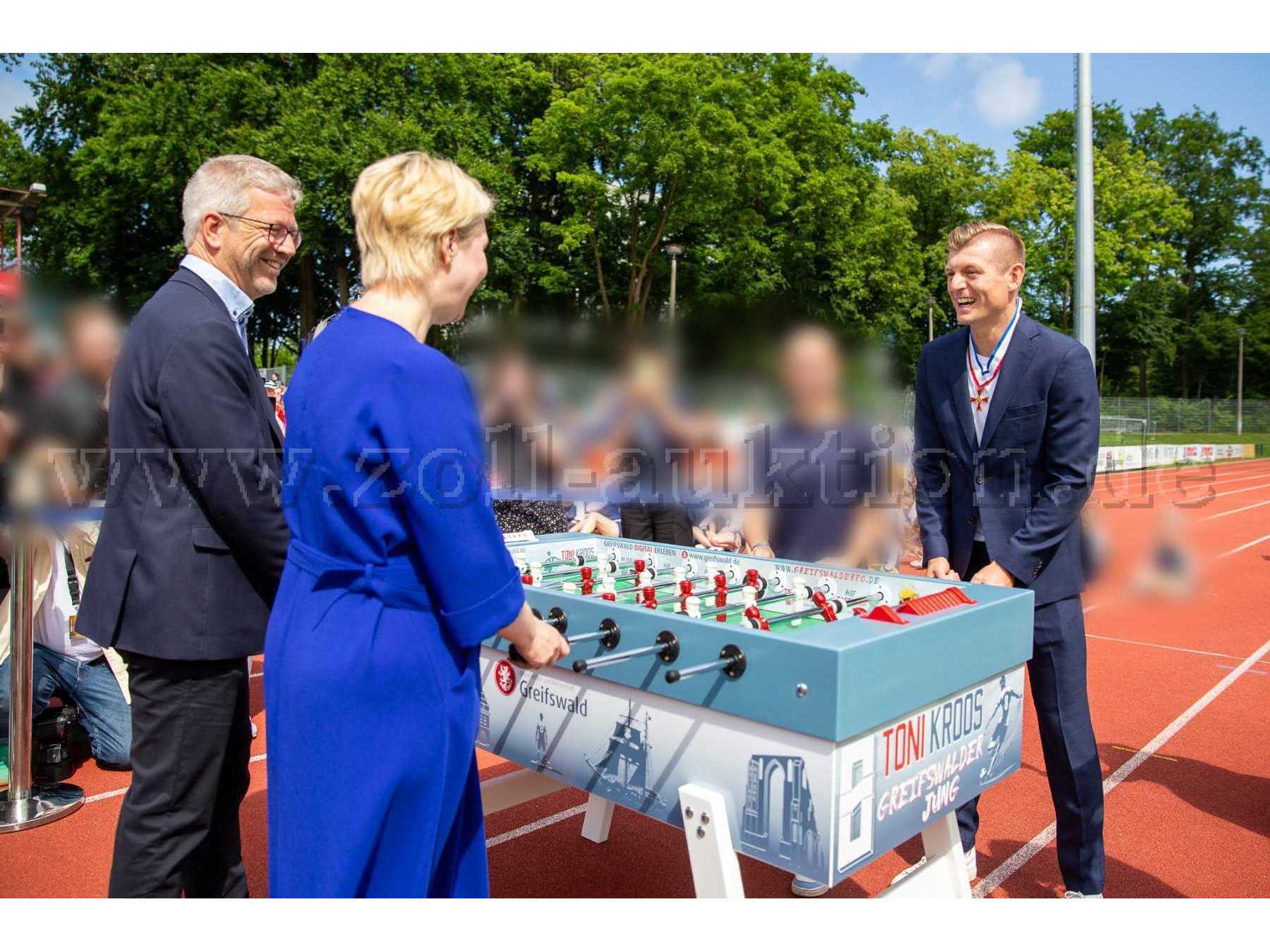 Partie am Tischkicker 1