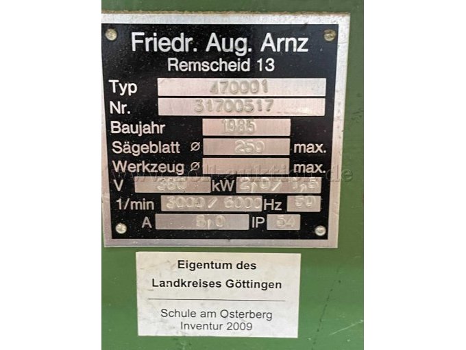 1 tafelcirkelzaag / professionele cirkelzaag Flottjet Profi 3000 – foto 2 – kavel bij Zoll-Auktion, Bovenden