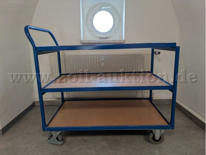 Tischwagen mit 3 Ablagen