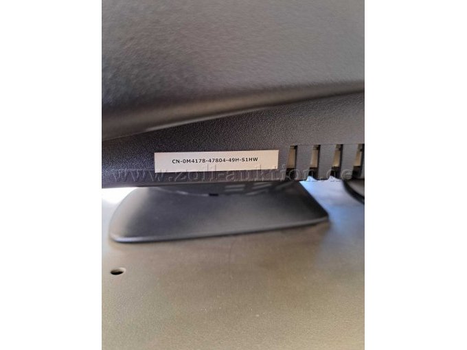 Ansicht des Angebrachten Schildes vom Hersteller