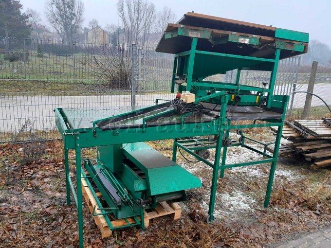 Seitansicht Gemüsesortiermaschine