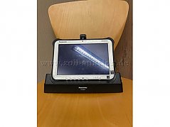 Toughpad auf Dockingstation