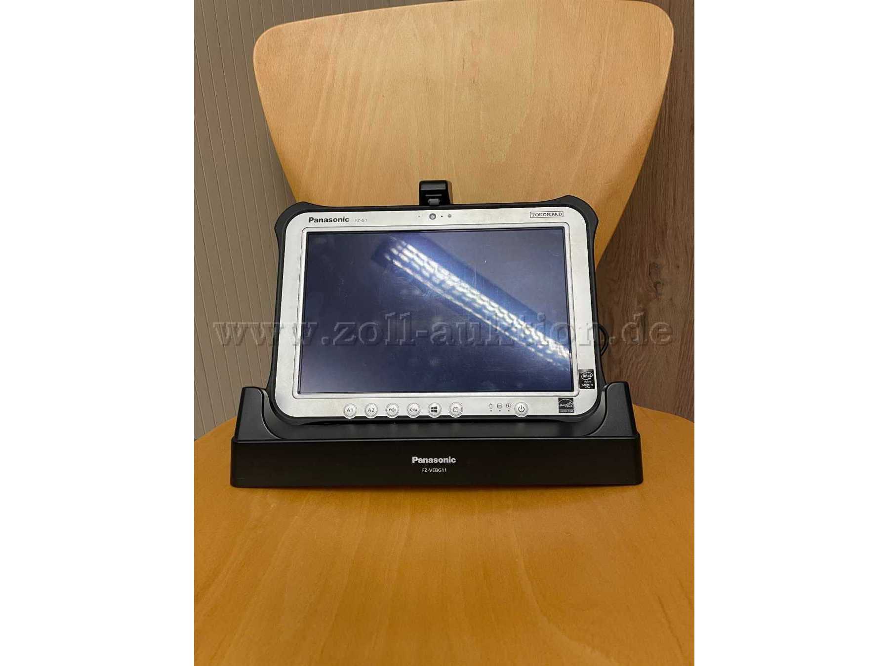 Toughpad auf Dockingstation