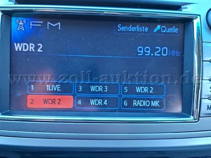 Radio / Media Display Nahaufnahme