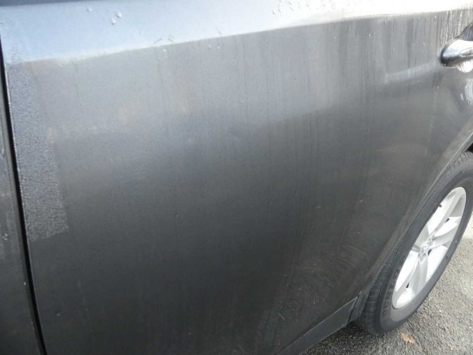 Beschädigung Hintertür links