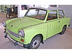 Trabbi steht im Kreismuseum