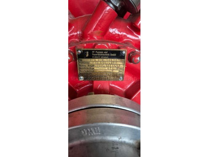 Typenschild 2 Gehäuse Pumpe