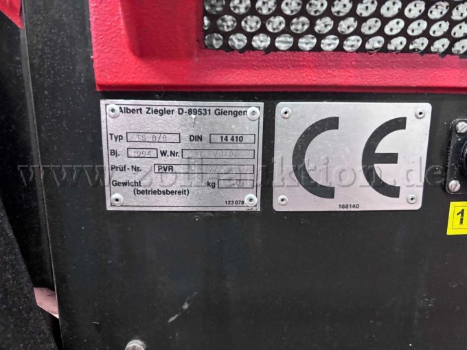 1 Tragkraftspritze TS8/8 Ziegler Bj: 1996 – foto 4 – kavel bij Zoll-Auktion, Olpe