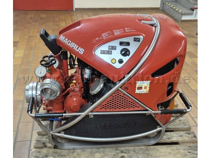 Tragkraftspritze Seitenansicht