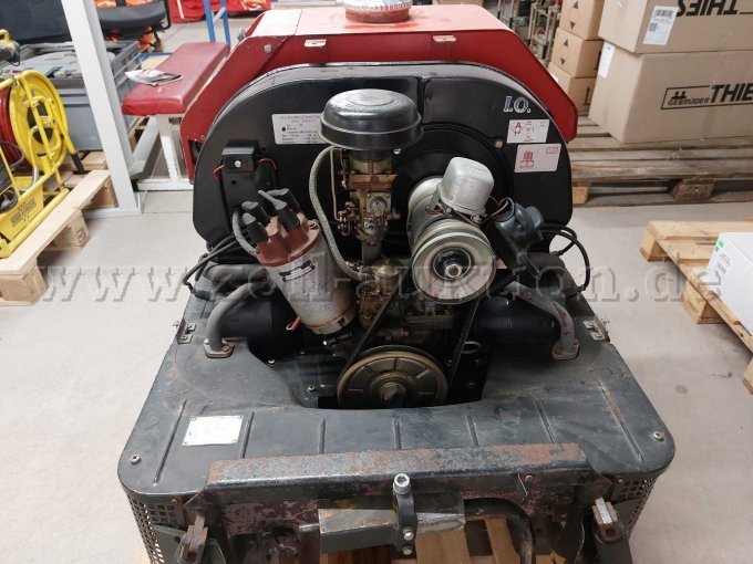 Ansicht Motor ohne Verkleidung