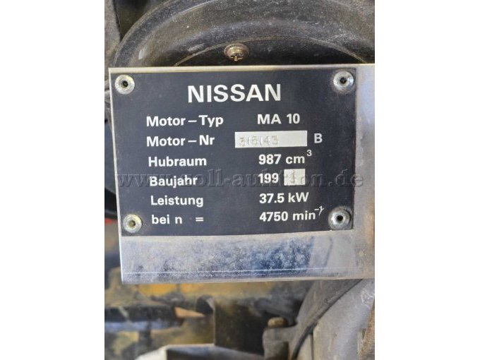 Typenschild Antriebsmotor