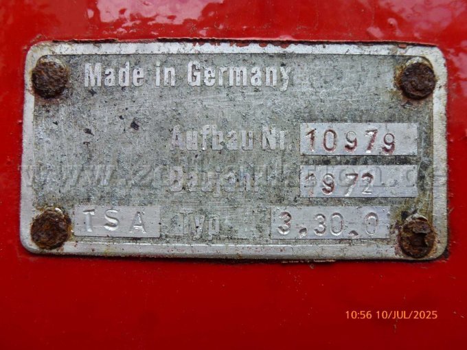 Typenschild Aufbau