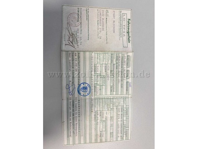 1 Tragkraftspritzenfahrzeug (TSF), Mercedes Benz 308 D-KA – foto 17 – kavel bij Zoll-Auktion, Bleckede