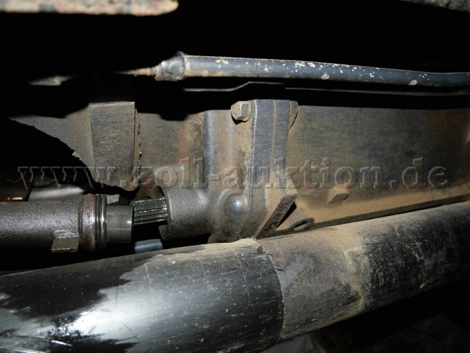 ausgezogene Frontantriebswelle