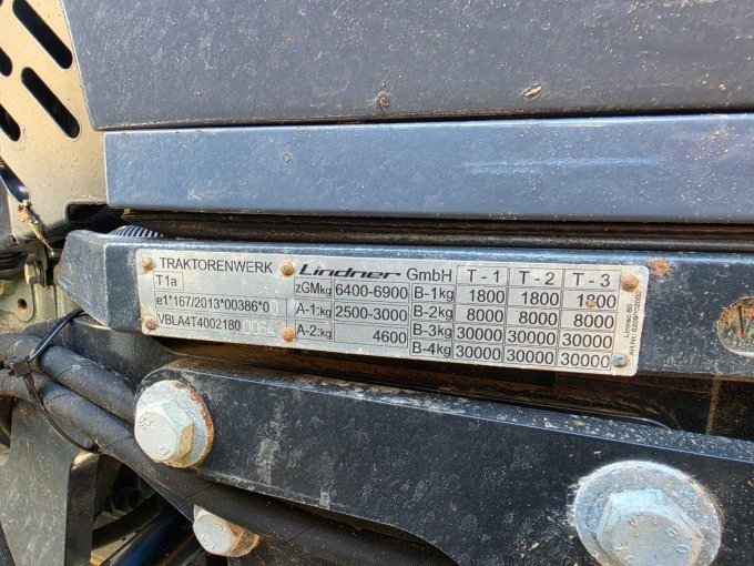 Typenschild Traktor