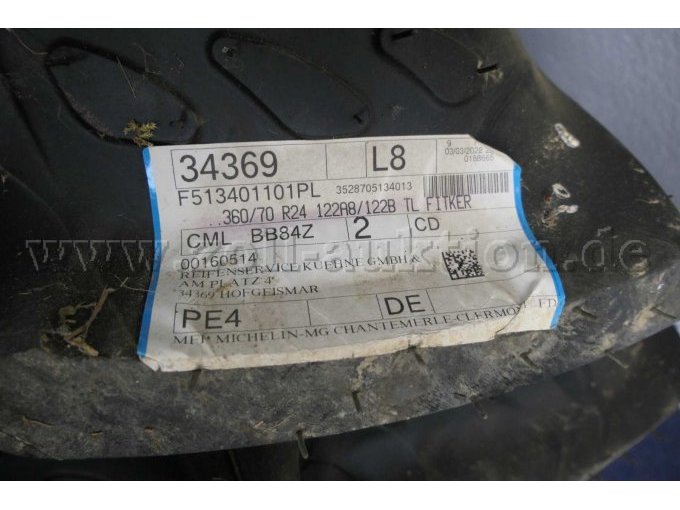 1 tractorband Fitker 360/70 R 24 – foto 9 – kavel bij Zoll-Auktion, Paderborn