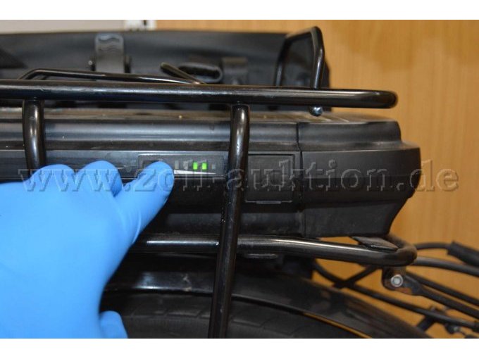 Gepäckträger mit Akku