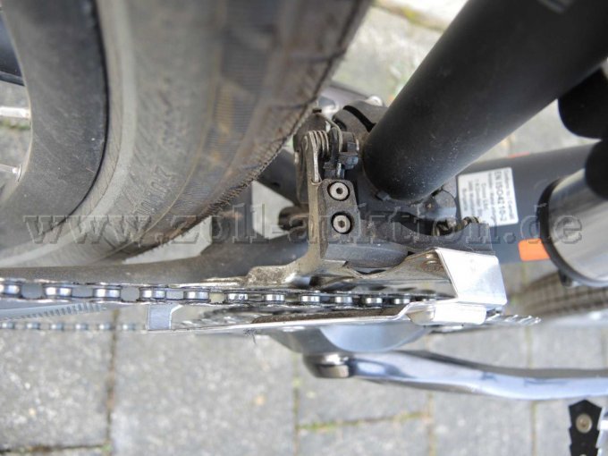 3-fach Kettenblatt mit Umwerfer