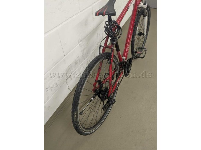 Trekkingrad rot Ansicht hinten