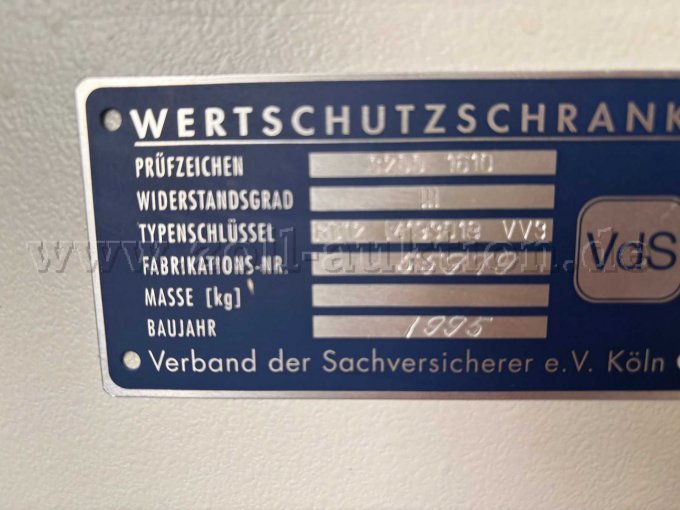 1 Tresor der Marke Rosengrens – foto 2 – kavel bij Zoll-Auktion, Schwarzatal