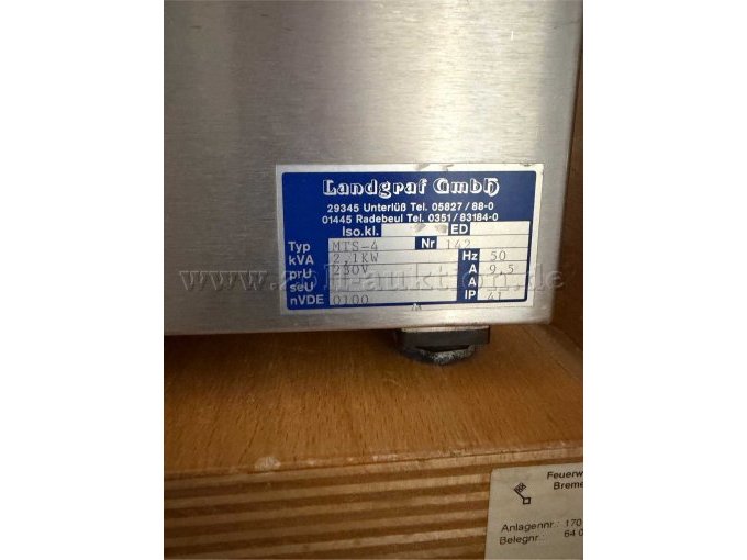 1 droogoven van Dräger/Landgraf, model MTS-4 – foto 4 – kavel bij Zoll-Auktion, Bremen