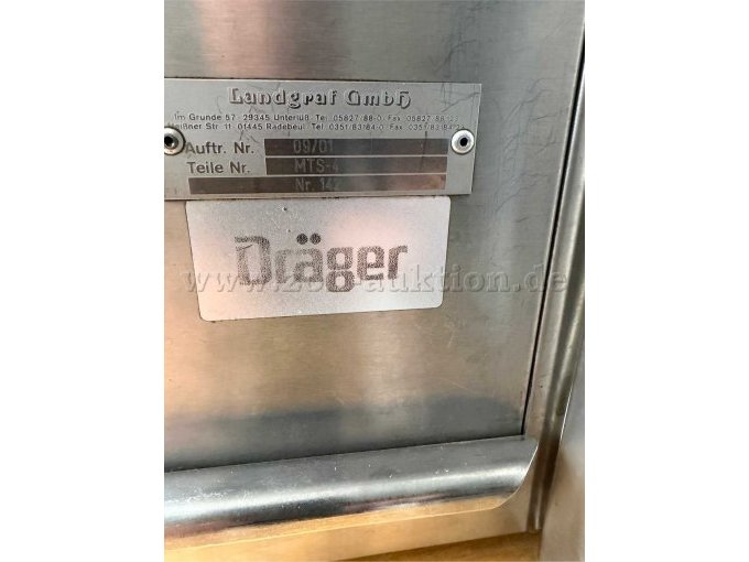 1 droogoven van Dräger/Landgraf, model MTS-4 – foto 5 – kavel bij Zoll-Auktion, Bremen