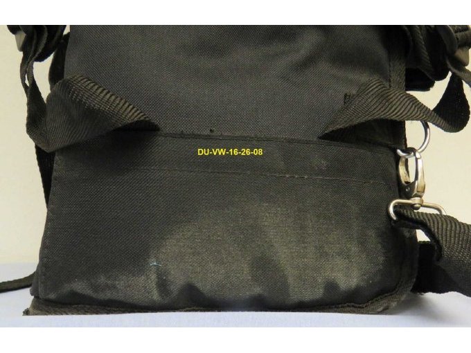 Rucksack GEWA mit Beispiel für Verschmutzungen